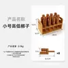 Caja de Madera para Guardar Instrumentos Musicales Orff Percusión Enseñanza Musical Sonajero para Niños Anillo de Tambor Tablero de Anillo Doble Enseñanza en Jardín de Infancia