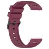 Para Huawei Watch GT5 46mm Watch GT4 Raya Vertical Camino Color Sólido Correa de Silicona Relleno de Aceite Doble Color