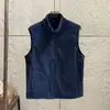 Estilo Montaña Exterior Ligero Cálido Polar Almacenamiento de Calor Cálido Otoño/Invierno Nuevo Pareja Cortavientos Polar Cuello Alto Chaleco Hombres Mujeres