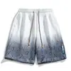 Pantalones Cortos Deportivos Jacquard Tridimensionales para Hombre Verano 2025 Nuevos Sueltos Casuales de Longitud Media para Adolescentes Versátiles Pantalones de Cinco Puntos