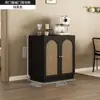 Aparador, Armario de Té Retro Estilo Francés, Armario de Almacenamiento de Pared para Sala de Estar, Cómoda para Dormitorio, Armario de Té a Prueba de Polvo, Armario de Almacenamiento