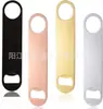 Abrebotellas de barra color oro rosa electrochapado abridor de botellas de cerveza para cócteles elegantes abridor de botellas portátil creativo personalizado