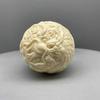 Adorno de Mano de Bola de Dragón y Fénix de Fruta Marfil, Bola de Salud Auspiciosa de Dragón y Fénix, Bola Auspiciosa de Elefante Pixiu, Bola Sólida Portátil para Jugar