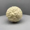 Adorno de Mano de Bola de Dragón y Fénix de Fruta Marfil, Bola de Salud Auspiciosa de Dragón y Fénix, Bola Auspiciosa de Elefante Pixiu, Bola Sólida Portátil para Jugar