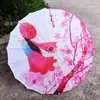 Paraguas Grande de Seda Estampada Estilo Chino Clásico, Paraguas de Papel Aceitado Artesanal, Paraguas Decorativo de Techo Estilo Chino, Fábrica de Paraguas de Danza