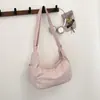 Bolso de axila estilo coreano Ins, personalidad simple, sensación relajada, para estudiantes universitarios, para ir al trabajo, muy casual, ligero, bolsa de albóndiga
