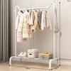 Perchero de Pie Atrevido de Doble Barra Vertical para Dormitorio Interior Doméstico Simple Perchero Multifuncional con Orejas de Gato