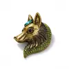 Moda Retro Europea y Americana Broche de Tigre Año Zodiacal del Tigre Pin Conmemorativo de Aleación de Diamante Unisex Corsage Decorativo