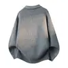 Design Novo Outono/Inverno 2026 Lenço de Seda de Nicho Blusa de Manga Longa Casual Francês Tendência Malha Retrô