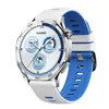 Correa de Reloj de Rayas Horizontales Bicolor de 22 mm Adecuada para Correa de Reloj Huawei Gt6, Correa de Reloj de Silicona Garmin Samsung, Correa de Reloj Huawei Gt5