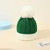 Stock de fábrica modelo nuevo superventas transfronterizo de Amazon gorra de béisbol con cinturón de Papá Noel de otoño gorro de lana tejido de otoño e invierno