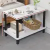 Mesa pequena, mesa lateral de sofá, mesa de centro, design moderno simples para espaços pequenos, mesa quadrada pequena fácil de usar para quarto e sala de estar, mesa de armazenamento mini