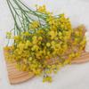 Flor de simulação de gipsofila com toque de borracha macia de 4 garfos transfronteiriça, decoração de casamento, casa, hotel, paisagismo de engenharia, flor de plástico