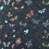 [Personalizado] Tela Jacquard de Mariposas con Diseño Teñido en Hilo de Terciopelo de Ciervo, Tela Jacquard para Chaqueta y Bolso de Mujer Estilo Pintura al Óleo Vintage