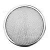 Venta al por mayor de fábrica Bandeja para hornear pizza Malla Aluminio Engrosado 7-12 pulgadas Bandeja para hornear pizza Tamiz Herramientas para hornear Comercial Doméstico