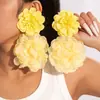 Amazon Transfronterizo Frescos Coloridos Pendientes de Flor de Girasol Dulce Atmósfera Pendientes Colgantes de Flor de Tulipán Joyería