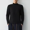 Camiseta de Cuello Medio Alto de Alta Inteligencia para Viajes al Trabajo para Hombre Mo Mai Ke Nuevo Estilo Otoño 2026 Camiseta Interior Térmica de Infrarrojo Lejano 76007.