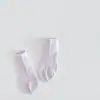 Novedades Primavera y Verano para Bebés y Niños Pequeños Malla Transpirable Absorbente de Sudor Color Liso Algodón Peinado Calcetines de Bebé Algodón Peinado Sin Costuras Cosido a Mano