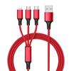 Cable de datos tejido transfronterizo dos a tres para carga Huawei TYPE-C cable de carga cinco en uno cable de regalo personalizado
