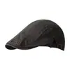 Gorra Plana de Color Liso Versátil Estilo Coreano Estilo Versátil Cuadros para Mujer Verano Ala Ancha Adelgazante Facial Protección Solar Sombrero Parasol Cabeza Grande