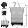 Nueva Bolsa de Viaje de Empalme con Fondo Duro de PC de Gran Capacidad Rueda Universal Viajes de Larga y Corta Distancia Almacenamiento Portátil Bolsa de Equipaje