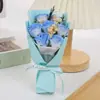 Presente de Aniversário Dia dos Namorados mini 7 Rosas Tamanho Polegar Sabonete Flores Preservadas Gipsofila Flores Secas Atacado Transfronteiriço