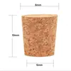 5/10 Tapones de Corcho para Buretas de Titulación, Copas de Vino, Tapones de Botella, Jarras de Agua, Recipientes para Pudín, Buretas de Titulación con Tapas de Madera, Varios Tamaños, Sin
