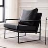 Sillón Individual Nórdico A6T Sillón Perezoso Estilo Italiano Lujo Ligero Hierro Silla de Ocio Simple Sala de Estar Apartamento Pequeño Viejo