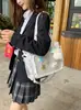 Bolsa de Lona para Mujer Bolso de Hombro 2025 Versátil Lindo Bolso para Libros Bolso Tote de Gran Capacidad Bolso para Tutoría Bolso Cruzado para Estudiante