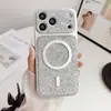 Funda de Teléfono Nueva con Cierre Magnético de Purpurina, Modelo 18, Compatible con iPhone 18promax, Fábrica de Fundas de Teléfono Transfronteriza 17