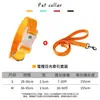 Coleira de cachorro com LED para atacado, tecida em nylon, coleira para pet resistente à tração, confortável e não restritiva, coleira de cachorro transfronteiriça