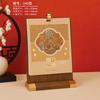 Calendario de escritorio con portabolígrafos de madera 2025, moderno, creativo, de alta gama, para oficina, empresa, regalo, calendario mensual