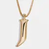 Europa y Estados Unidos gran INS metal viento 26 capital letra inglesa colgante collar largo para hombres y mujeres