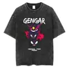 Código Europeu TransfronteiriçoHomens Anime Japonês Vintage Pokemon Estampa Gengar