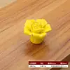 Manija de Gabinete Armario Cerámica Mango Flor Rosa Estilo Dibujos Animados Europeo Moderno Simple Colorida Manija Fabricante Mayorista