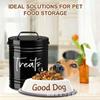 Barril Metálico para Armazenamento de Grãos Transfronteiriço Tanque Redondo para Ração de Animais de Estimação com Tampa de Ferro Galvanizado Grande Capacidade Barril para Armazenamento de Ração e Petiscos para Gatos e Cachorros
