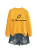 É a estação Amazon eBay site independente moda, única, versátil moletom esportivo feminino outono e inverno