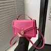 Bolso Nuevo para Mujer 2025 Estilo Popular Otoño Bolso Cruzado Casual Simple Pequeño Cuadrado de Mano Bolso de Moda de Nicho