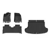 Adecuado para alfombrillas de suelo de coche Gac Aion N60 2026, alfombrilla de maletero TPE resistente al desgaste, alfombrilla de respaldo impermeable con patrón de fibra de carbono