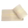 Toalha Algodão Puro Doméstica Adulto Rosto Absorvente Seda Dourada Quebrada Toalha de Presente Logo Bordado Personalizado