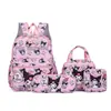 Mochila Escolar Estampada de Anime Infantil Conjunto de Quatro Peças Mochila Escolar Estampada de Desenho Animado Mochila de Estudante com Estojo de Lápis Atacado
