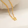 Aço Titânio Não Desbota Fivela M Corrente Osso de Cobra 2024 Novo Colar Simples para Mulheres Corrente Lisa Versátil para o Dia a Dia Corrente para Clavícula