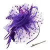 Carnaval Halloween Estilo Europeo y Americano Diadema Triangular de Plumas Tocado Mascarada Festival Fiesta Decoración Personalizada Artículo Popular