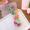 Set de 4 piezas lindos creativos tamaño pequeño pasadores para el cabello de niños pinzas para el cabello coloridos alta elasticidad pasadores para trenzar el cabello de niñas dulces accesorios para el cabello