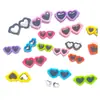 Amor Óculos de Sol Óculos de Sol Óculos Joias DIY Acessórios Cola Cremosa Acessórios Presilha Buraco Fivela de Sapato Acessórios de Decoração de Resina