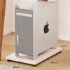 Suporte para Gabinete de Computador Sala de Jogos Gabinete de Mesa Suporte de Armazenamento Móvel Sob a Mesa Rack de Armazenamento com Dissipação de Calor Suporte