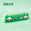 Estojo de lápis de panda de desenho animado fofo, estiloso e moderno, perfeito para estudantes, com grande capacidade e ideal como presente para crianças