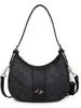 Moderna 2025 Nueva Versátil Bolso de Hombro Tipo Dumpling Moda Bolso Cruzado para Mujer con Estampado de Letras y Bloques de Color Bolso de Axila