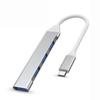 Concentrador divisor USB tipo C 3.0, base de expansión, adaptador de concentrador OTG 4 en 1, disco U de gran venta