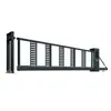 Puerta de Patio de Fábrica Plegable sin Rieles Aleación de Aluminio Eléctrica Retráctil Puerta Lineal Puerta Deslizante Puerta Eléctrica Automática